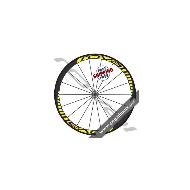 WHEEL RIMS ROVAL CARBON 40MM DECALS KIT