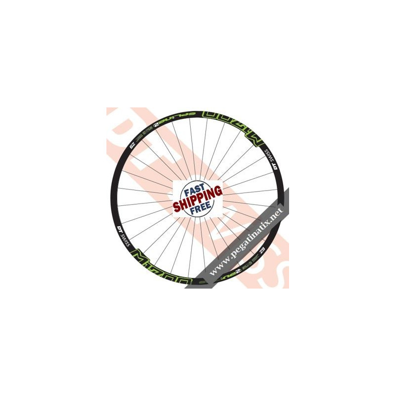 STICKERS WEEL DT SWISS M1700 2016 DECALS KIT