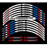 BMW R1200R wheel decals rim stickers stripes R1200 R Motorrad