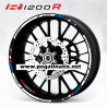 BMW R1200R wheel decals rim stickers stripes R1200 R Motorrad