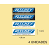 Sticker decal bike Ritchey x4