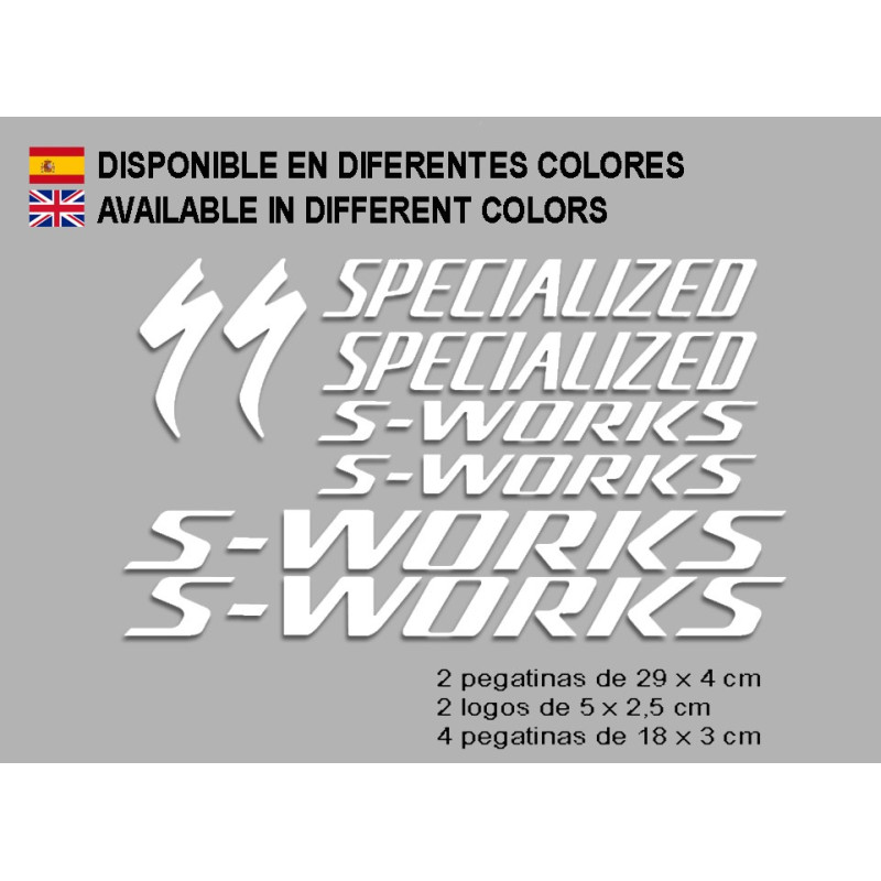 Sticker decal bike SPECIALIZED S-WORKS