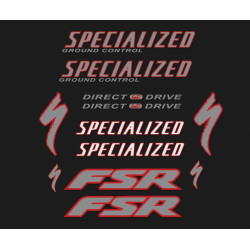 Sticker decal bike SPECIALIZED STICKERS FSR DIRECT DRIVE 
