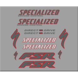 Sticker decal bike SPECIALIZED STICKERS FSR DIRECT DRIVE 