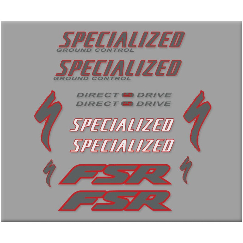 Sticker decal bike SPECIALIZED STICKERS FSR DIRECT DRIVE 