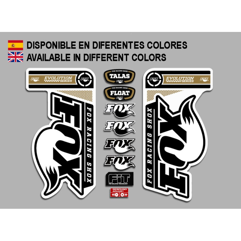 Sticker decal FORK FOX EVOLUTION  