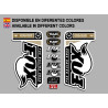 Sticker decal FORK FOX EVOLUTION  