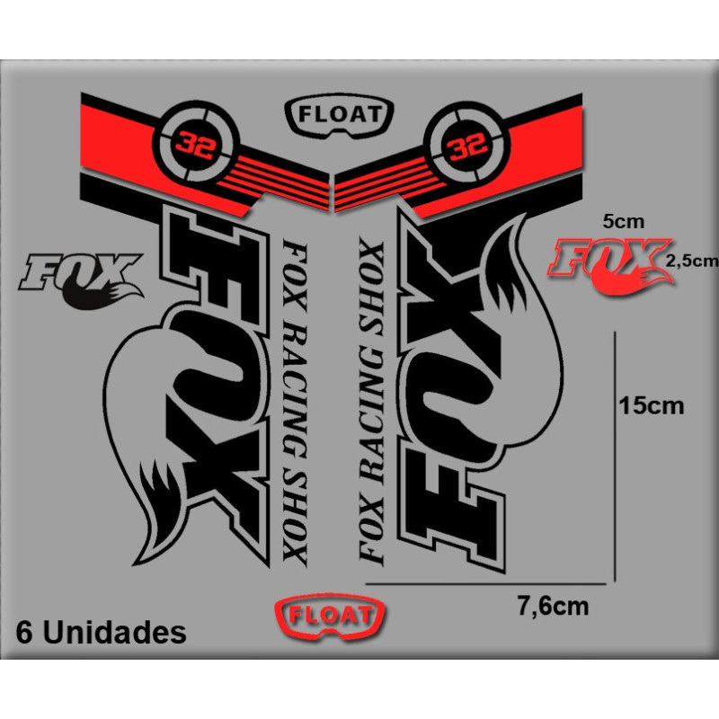 Sticker decal FORK FOX FLOAT