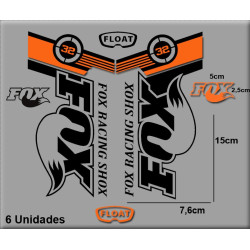 Sticker decal FORK FOX FLOAT