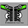 Sticker decal FORK FOX RACING SHOX 