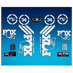 Sticker decal FORK FOX FOX 34 AM64