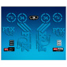 Sticker decal FORK FOX FOX 34 AM64