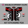 Sticker decal FORK FOX TALAS  