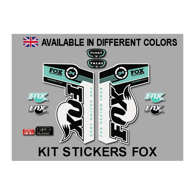 Sticker decal FORK FOX FLOAT 34