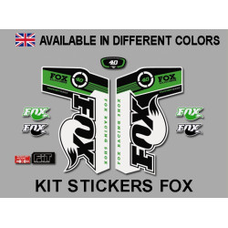 Sticker decal FORK FOX RACING 40