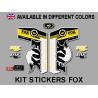 Sticker decal FORK FOX RACING 40