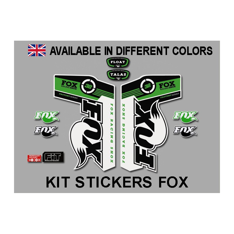 Sticker decal FORK FOX FLOAT TALAS 32