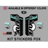 Sticker decal FORK FOX 40 SERIES