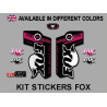 Sticker decal FORK FOX 40 SERIES
