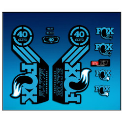 Sticker decal FORK FOX 40 ELITE SERIES AM68