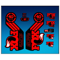 Sticker decal FORK FOX 40 ELITE SERIES AM68