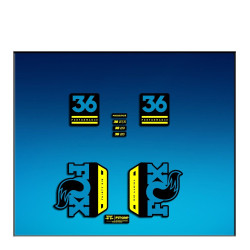 Sticker decal FORK FOX 36 PERFORMANCE ELITE 2017 AM94