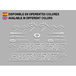 Sticker decal bike Santa Cruz V10