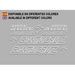 Sticker decal bike Santa Cruz HECKLER 