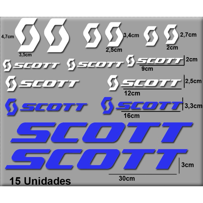 Sticker decal bike SCOTT
