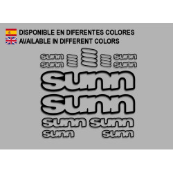 STICKER DECALS BIKE SUNN SET 