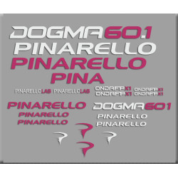 Stickers decals bike PINARELLO DOGMA 60.1
