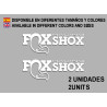Sticker decal bike FOX RACING x2