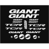 Stickers decals bike GIANT TCR AM20 
