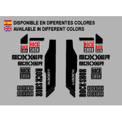 Sticker decal FORK ROCK SHOX BOXXER