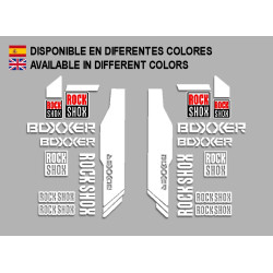 Sticker decal FORK ROCK SHOX BOXXER