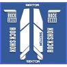 Sticker decal FORK ROCK SHOX SEKTOR
