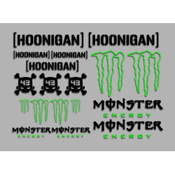 Sticker decal MONSTER ENERGY