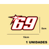 Stickers decals Motorcycle NICKY HAYDEN 