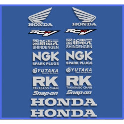 Stickers decals Motorcycle HONDA RCV