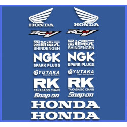 Stickers decals Motorcycle HONDA RCV