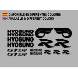 STICKERS DECALS HYOSUNG GT 250 