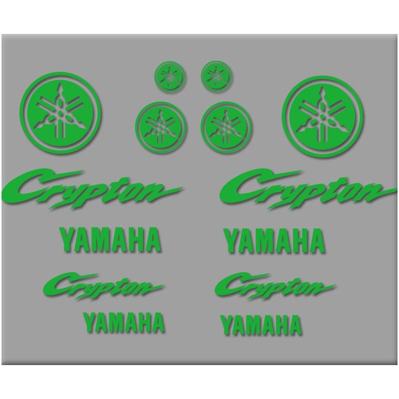  STICKERS DECALS YAMAHA CRYPTON 