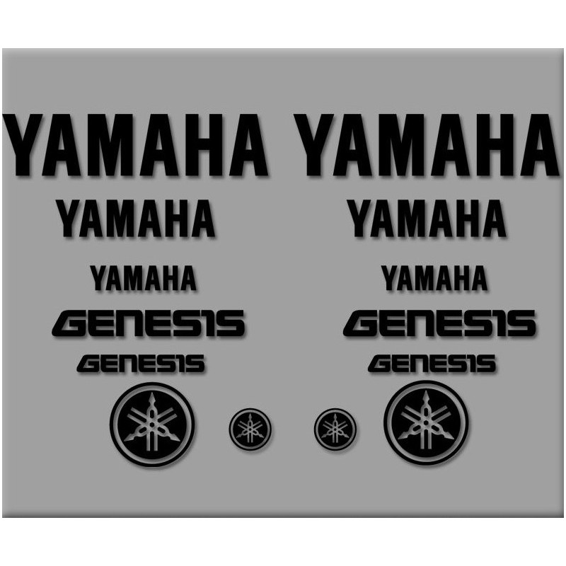  STICKERS DECALS YAMAHA GENESIS