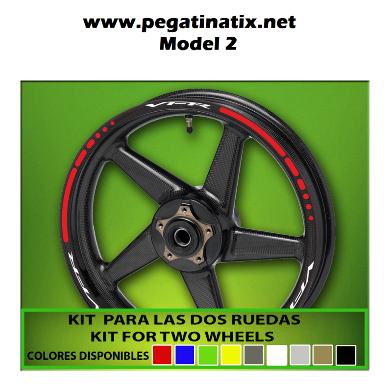 WHEEL RIMS STICKER DECAL AUFKLEBER AUTOCOLLANT VINYL ADESIVI HONDA VFR800