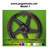 WHEEL RIMS STICKER DECAL AUFKLEBER AUTOCOLLANT VINYL ADESIVI HONDA VFR800