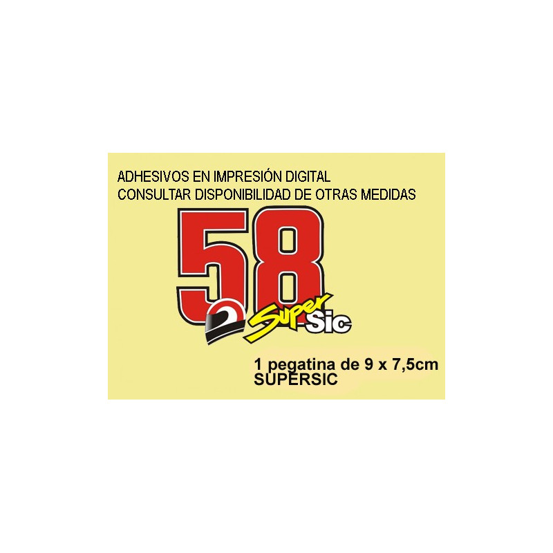 Stickers decals Motorcycle MARCO SIMONCELLI