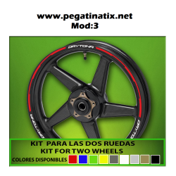 WHEEL RIMS STICKER DECAL AUFKLEBER AUTOCOLLANT VINYL ADESIVI TRIUMPH DAYTONA