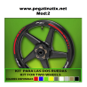 WHEEL RIMS STICKER DECAL AUFKLEBER AUTOCOLLANT VINYL ADESIVI YAMAHA FZ1