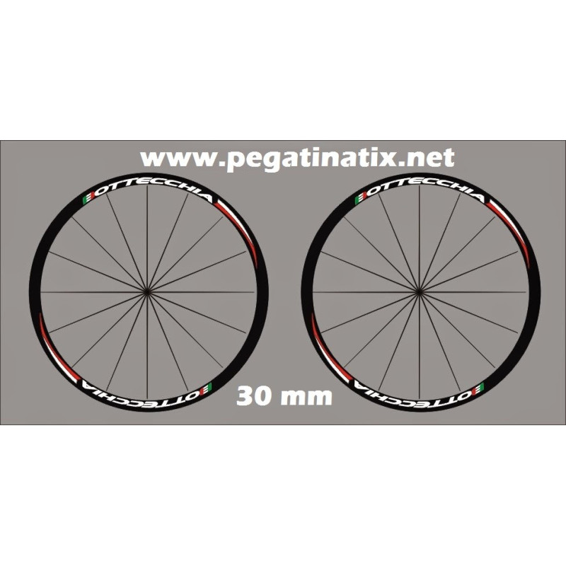 Sticker decal bike wheel rims BOTTECHIA