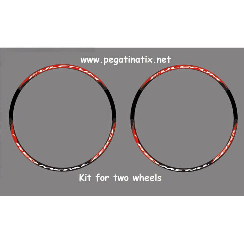 Stickers decals kit wheels rims FULCRUM REDMETAL ZERO